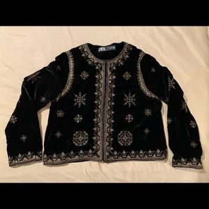 Zara Velvet Jacket